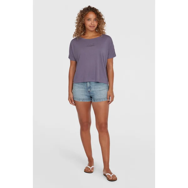 T-shirt drapé Essentials Script | Storm