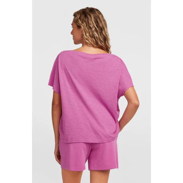 T-shirt Essentials O'Neill Script Scoop Neck | Electric Fuschia