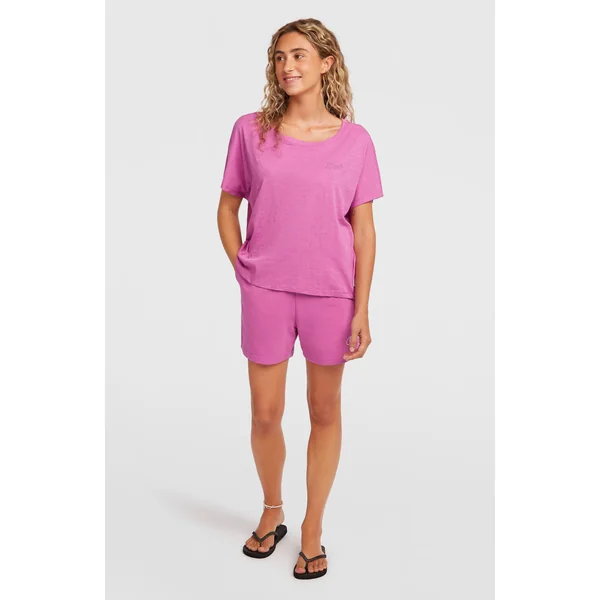 T-shirt Essentials O'Neill Script Scoop Neck | Electric Fuschia