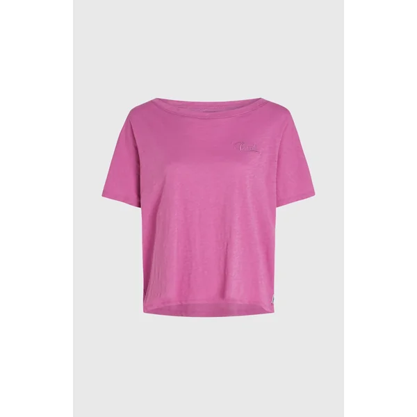 T-shirt Essentials O'Neill Script Scoop Neck | Electric Fuschia