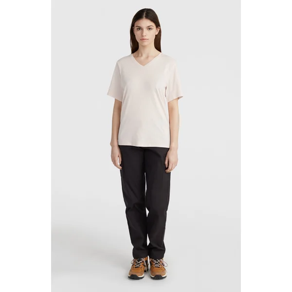T-shirt Essentials à col V | Peach Whip