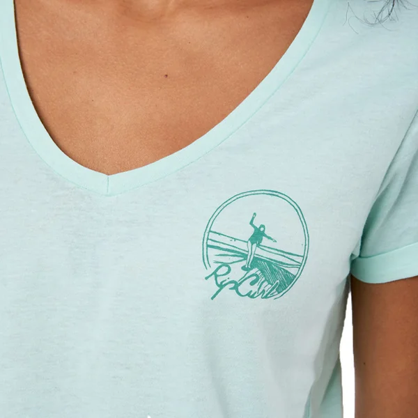 T-SHIRT FEMME RIPCURL RE ENTRY MENTHE