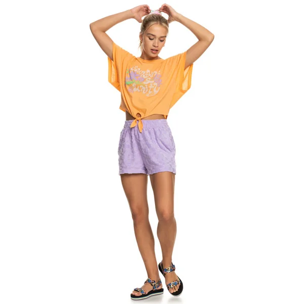 T-SHIRT FEMME ROXY WE GO TO SEA ORANGE