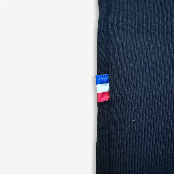 T-SHIRT JERSEY NOIR MADE IN FRANCE