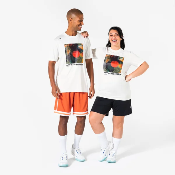T-shirt / maillot basketball - TS500 fast blanc