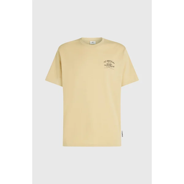 T-shirt Melange Chest-Print | Cocoa Sand