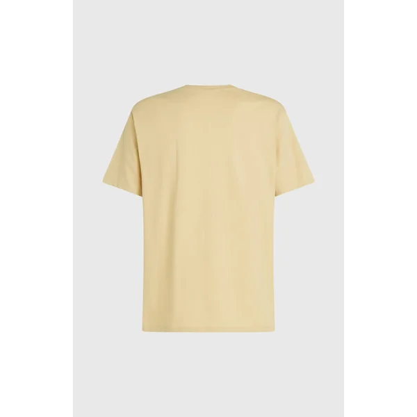 T-shirt Melange Chest-Print | Cocoa Sand