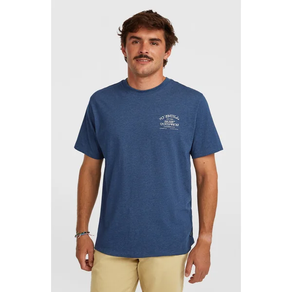 T-shirt Melange Chest-Print | English Evening