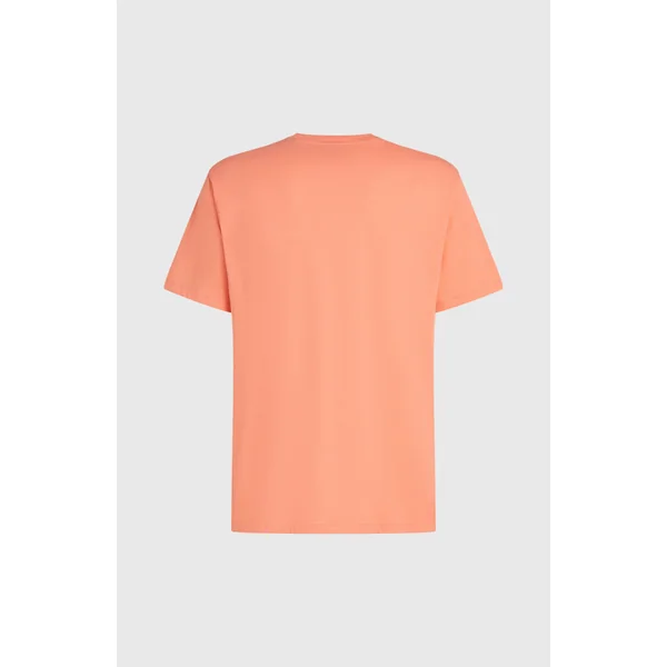 T-shirt Melange Chest-Print | Funky Peach