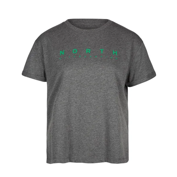 T-shirt north solo femme gris
