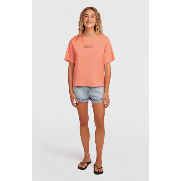 T-shirt O'Neill Boxy Back-Print | Funky Peach