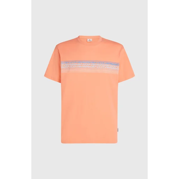 T-shirt O'Neill Logo Stripe | Funky Peach