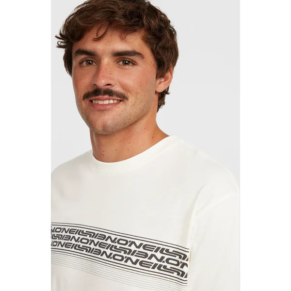 T-shirt O'Neill Logo Stripe | Snow White