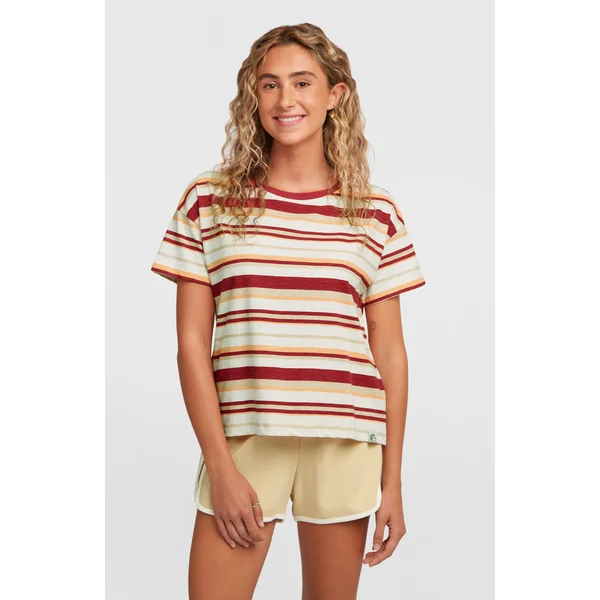 T-shirt O'Riginals Boxy Stripe | Beige Originals tee stripe