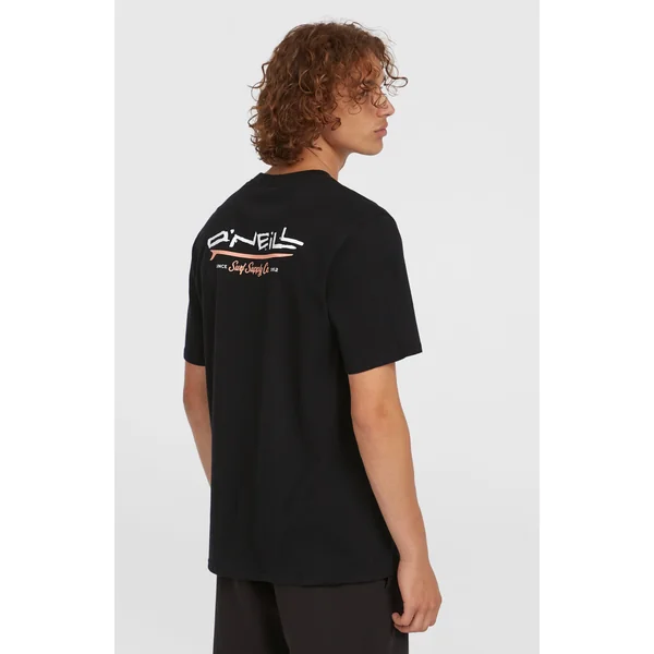 T-shirt Retro Back Print | Black Out