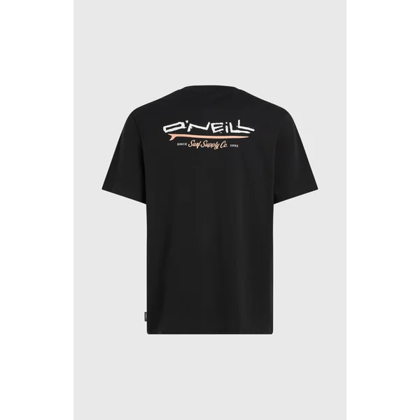 T-shirt Retro Back Print | Black Out