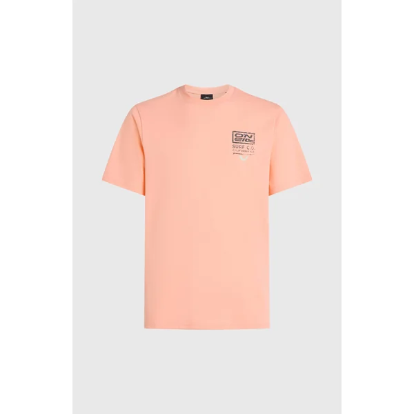 T-shirt Retro Graphic | Coral Pop