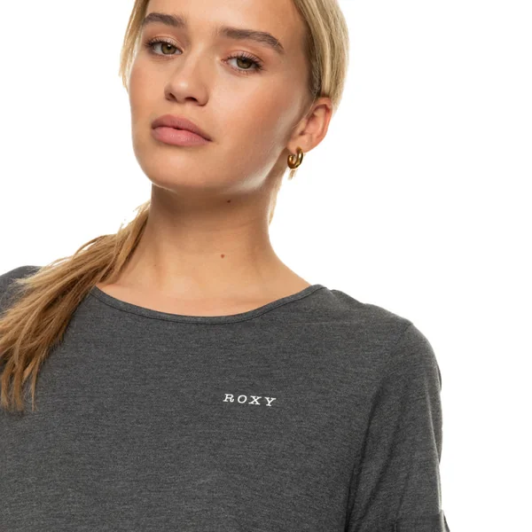 T-SHIRT ROXY DREAMING WAVE MANCHES COURTES GRIS