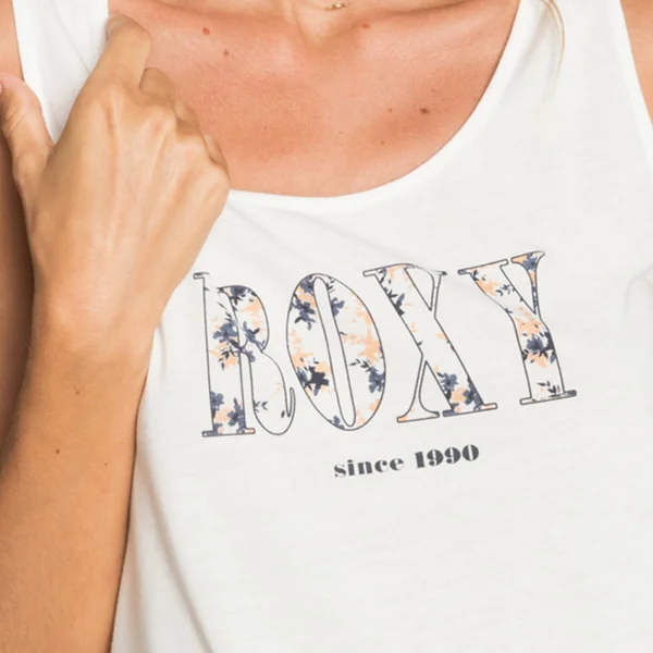 T-shirt roxy losing my mind j tees blanc