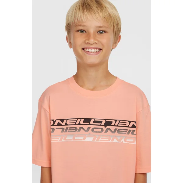 T-shirt Stripe | Coral Pop