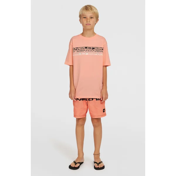 T-shirt Stripe | Coral Pop