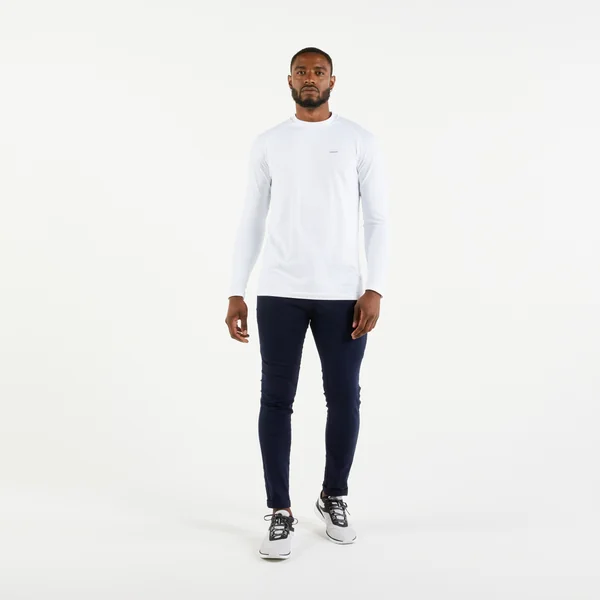 T-shirt voile anti-uv manches longues sailing 500 homme, blanc