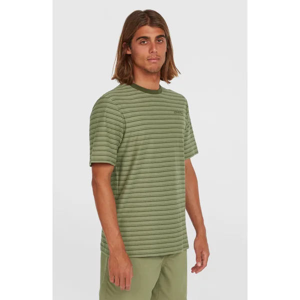 T-shirt Yarn Stripe | Green Cali Tee Stripe