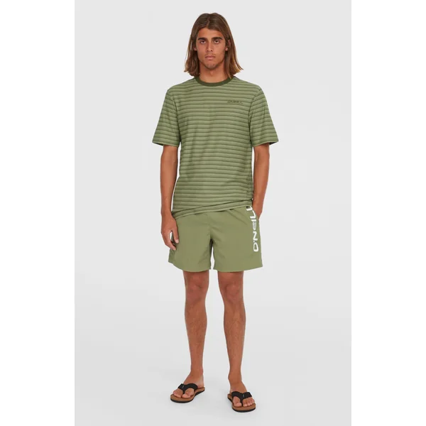 T-shirt Yarn Stripe | Green Cali Tee Stripe