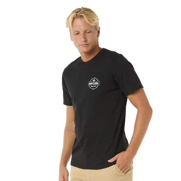 T-shity manches courtes rip curl staple noir
