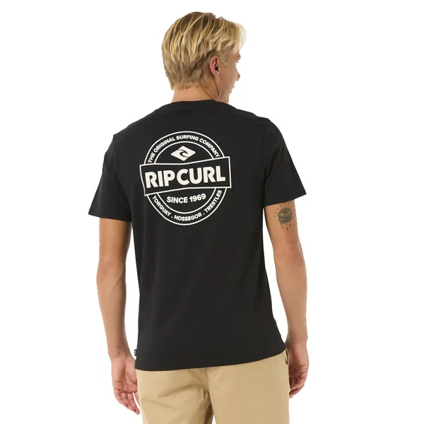 T-shity manches courtes rip curl staple noir
