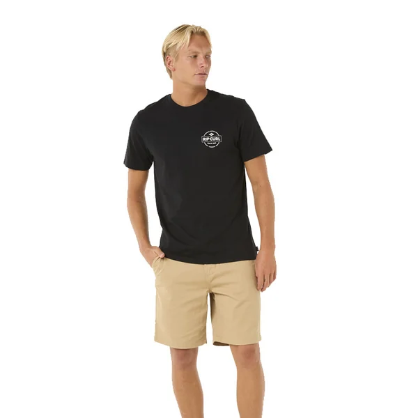 T-shity manches courtes rip curl staple noir