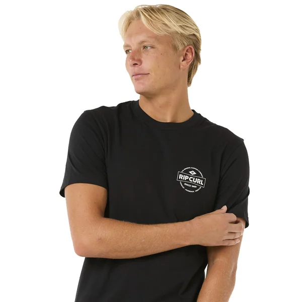 T-shity manches courtes rip curl staple noir