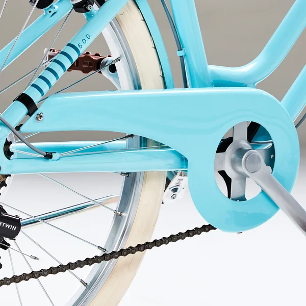 VELO VILLE ENFANT ELOPS 500 24 POUCES 9-12 ANS - Bleu