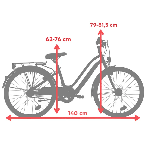 VELO VILLE ENFANT ELOPS 900 20 POUCES 6-9 ANS ROUGE