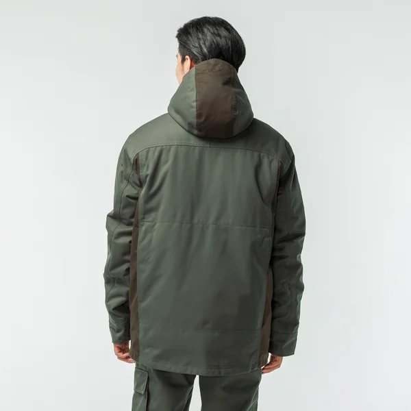 VESTE CHASSE IMPERMÉABLE CHAUDE 500 VERTE