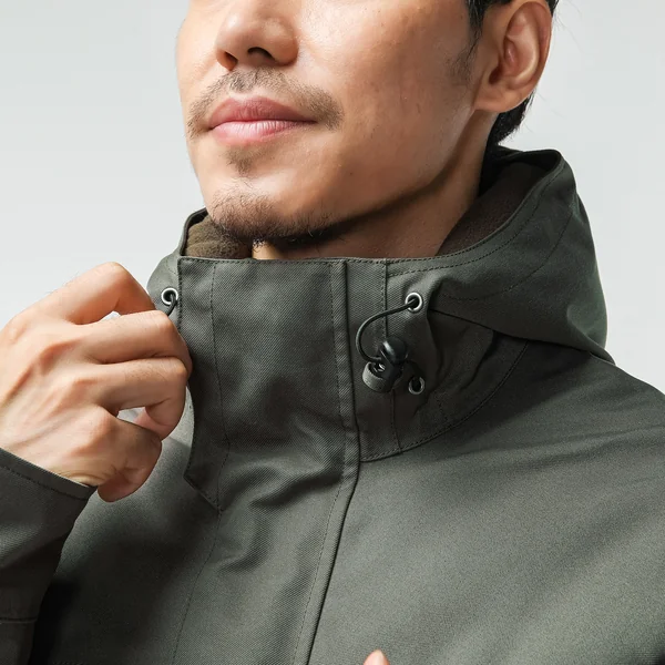 VESTE CHASSE IMPERMÉABLE CHAUDE 500 VERTE