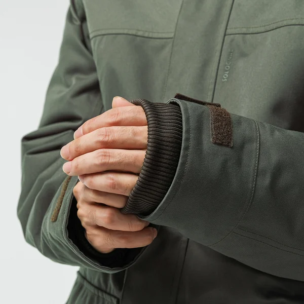 VESTE CHASSE IMPERMÉABLE CHAUDE 500 VERTE