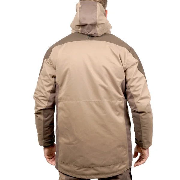 VESTE CHASSE IMPERMÉABLE CHAUDE SILENCIEUSE MARRON 520