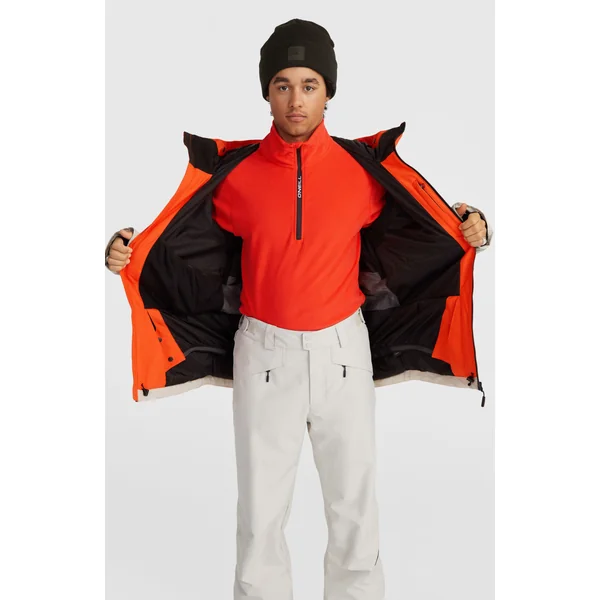 Veste de ski Carbonite | Paprika Flame Colour Block
