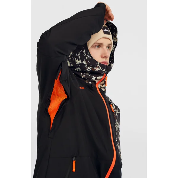 Veste de ski FWC'Cruz Block | Black/Beige Quarry