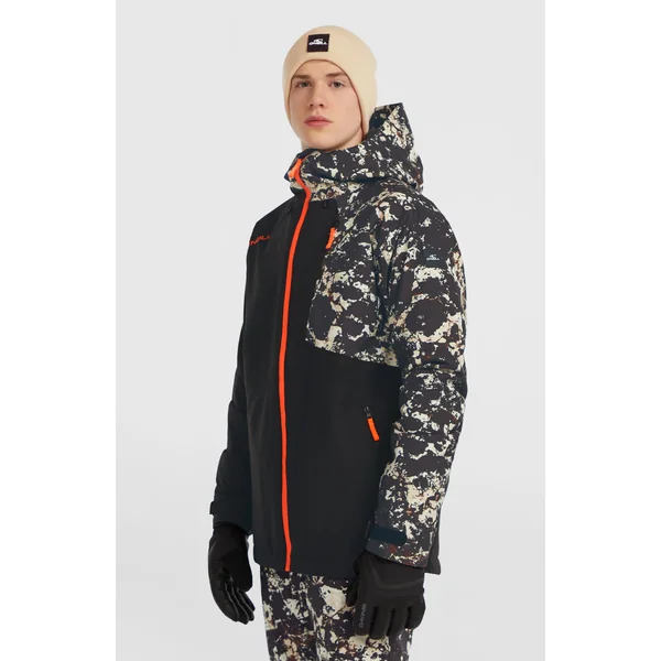 Veste de ski FWC'Cruz Block | Black/Beige Quarry