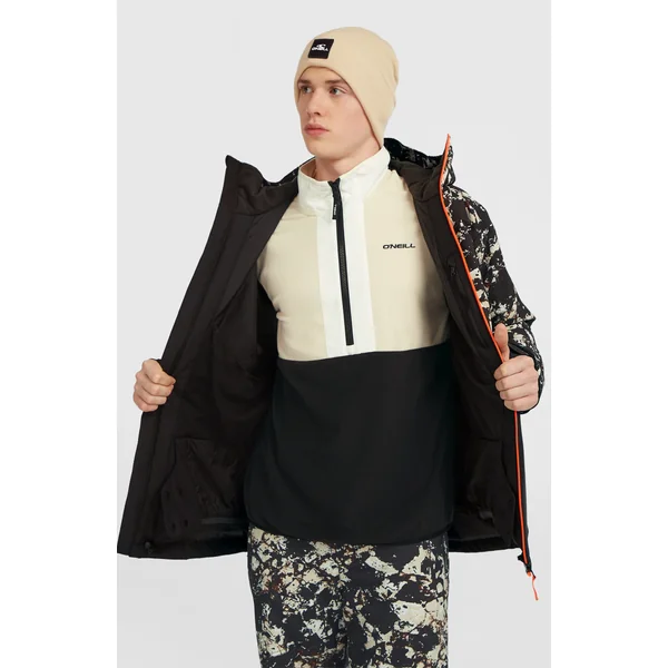 Veste de ski FWC'Cruz Block | Black/Beige Quarry