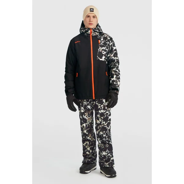 Veste de ski FWC'Cruz Block | Black/Beige Quarry