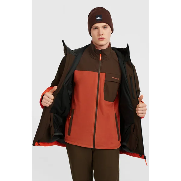 Veste de ski FWC'Cruz Triple | Coffee Bean Colour Block