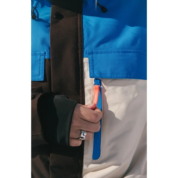 Veste de ski FWC'Peak Pro | Blue Poppy Colour Block