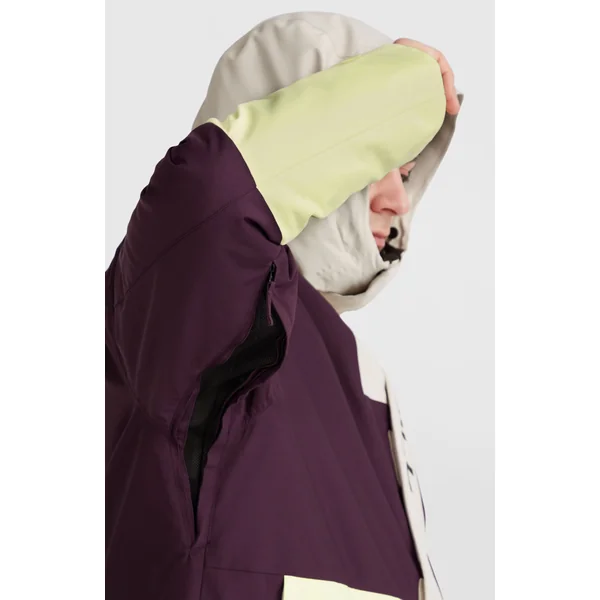 Veste de ski O'Riginals Hybrid | Aubergine Colour Block