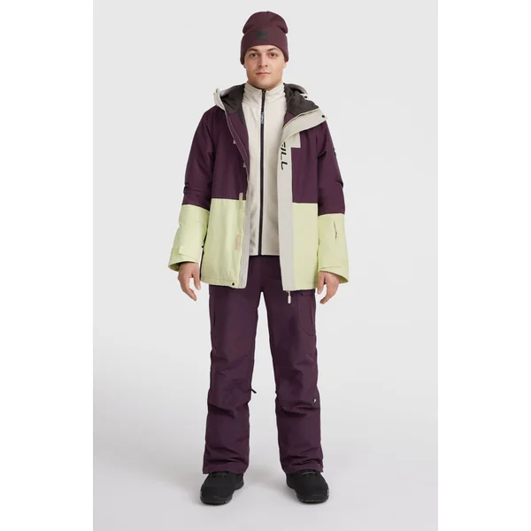 Veste de ski O'Riginals Hybrid | Aubergine Colour Block