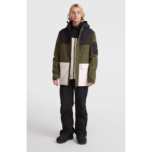 Veste de ski Utility Pro Hybrid | Forest Night Colour Block