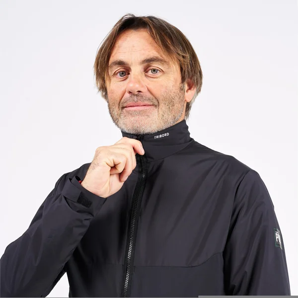 Veste de voile doublée mérinos homme - Offshore Pro Series gris carbone