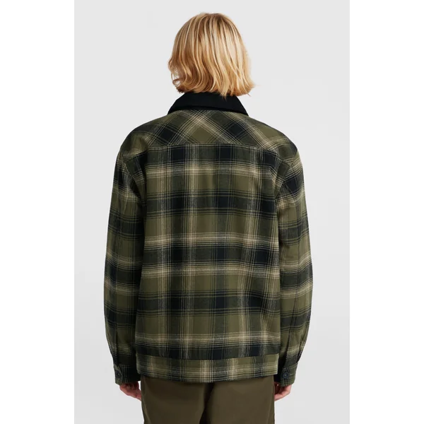 Veste doublée en polaire | Green Check Small